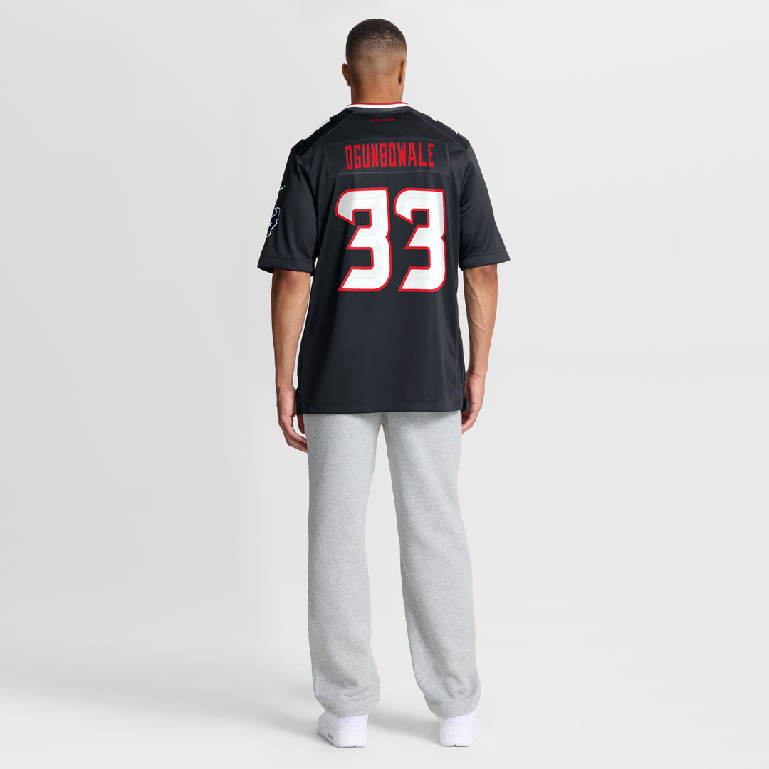 Houston Texans Dare Ogunbowale Navy Team Game Jersey product image 8, provided for visual reference and product detail review