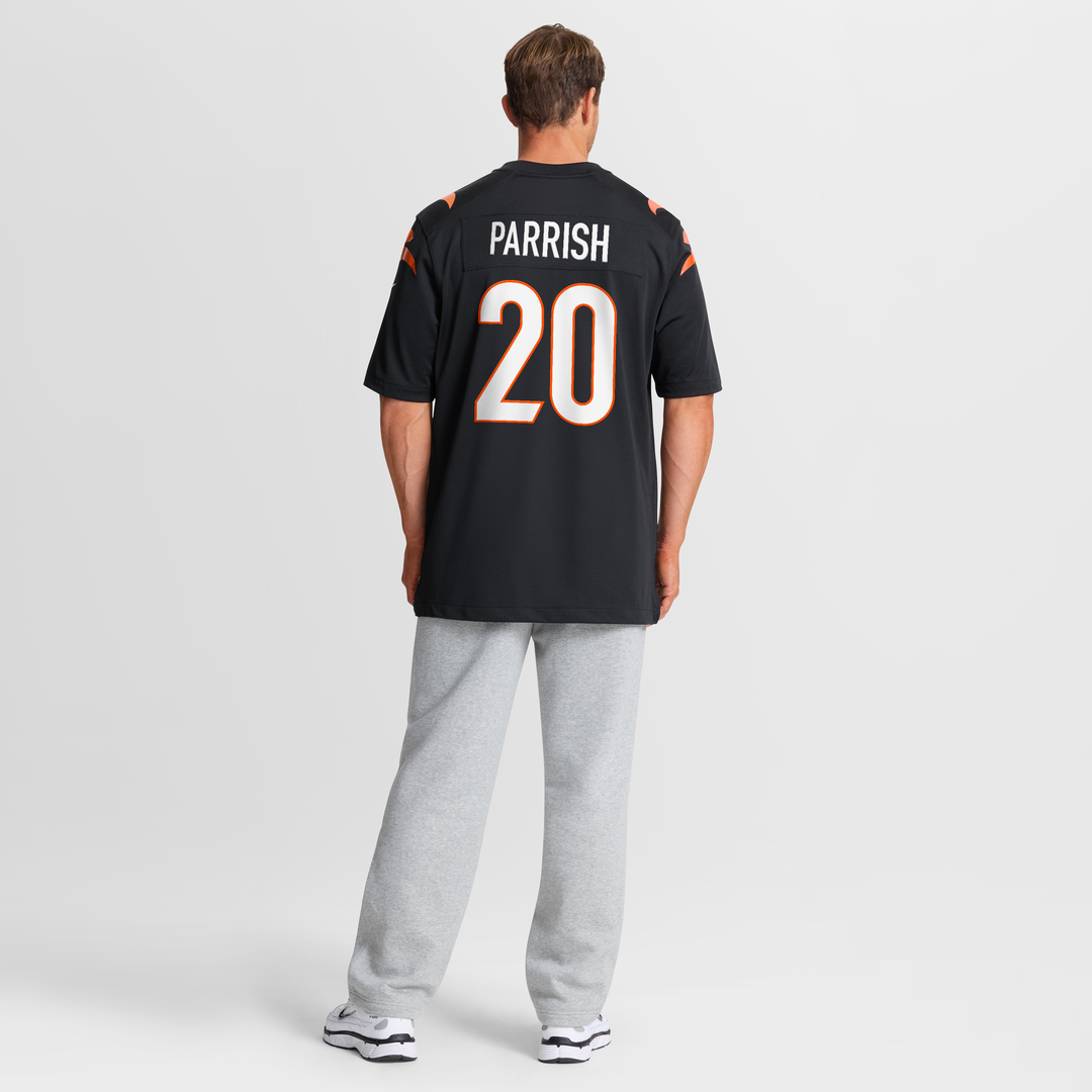 Cincinnati Bengals Lemar Parrish Black Team Retired Game Jersey product image 5, provided for visual reference and product