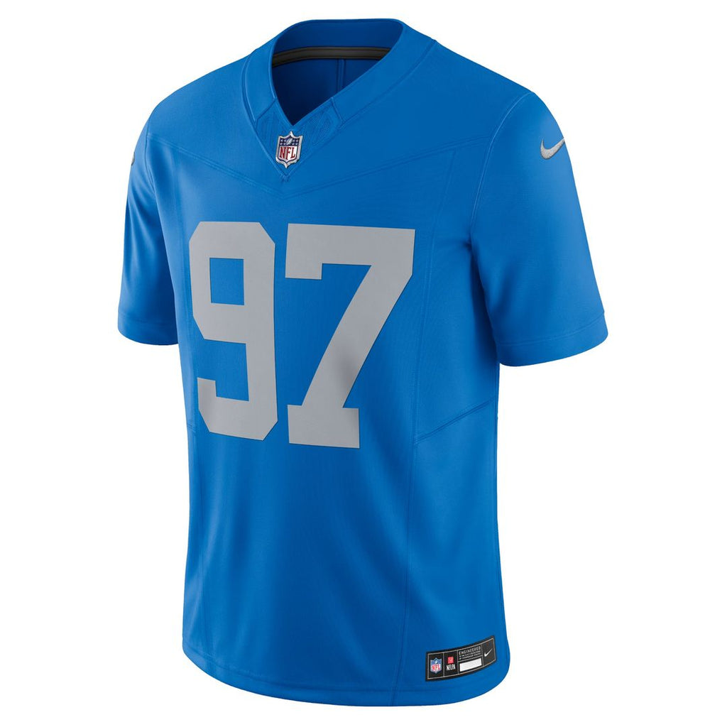 Detroit Lions Aidan Hutchinson White Vapor F.U.S.E. Limited Jersey product image 8, provided for visual reference and