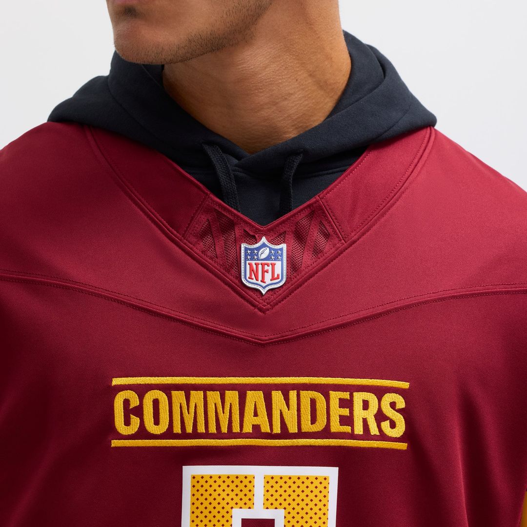 Washington Commanders Jayden Daniels White Vapor F.U.S.E. Limited Super Bowl Era Jersey product image 24, provided for