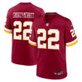 Washington Commanders Jacory Croskey-Merritt Burgundy Game Jersey product image 1, provided for visual reference and product