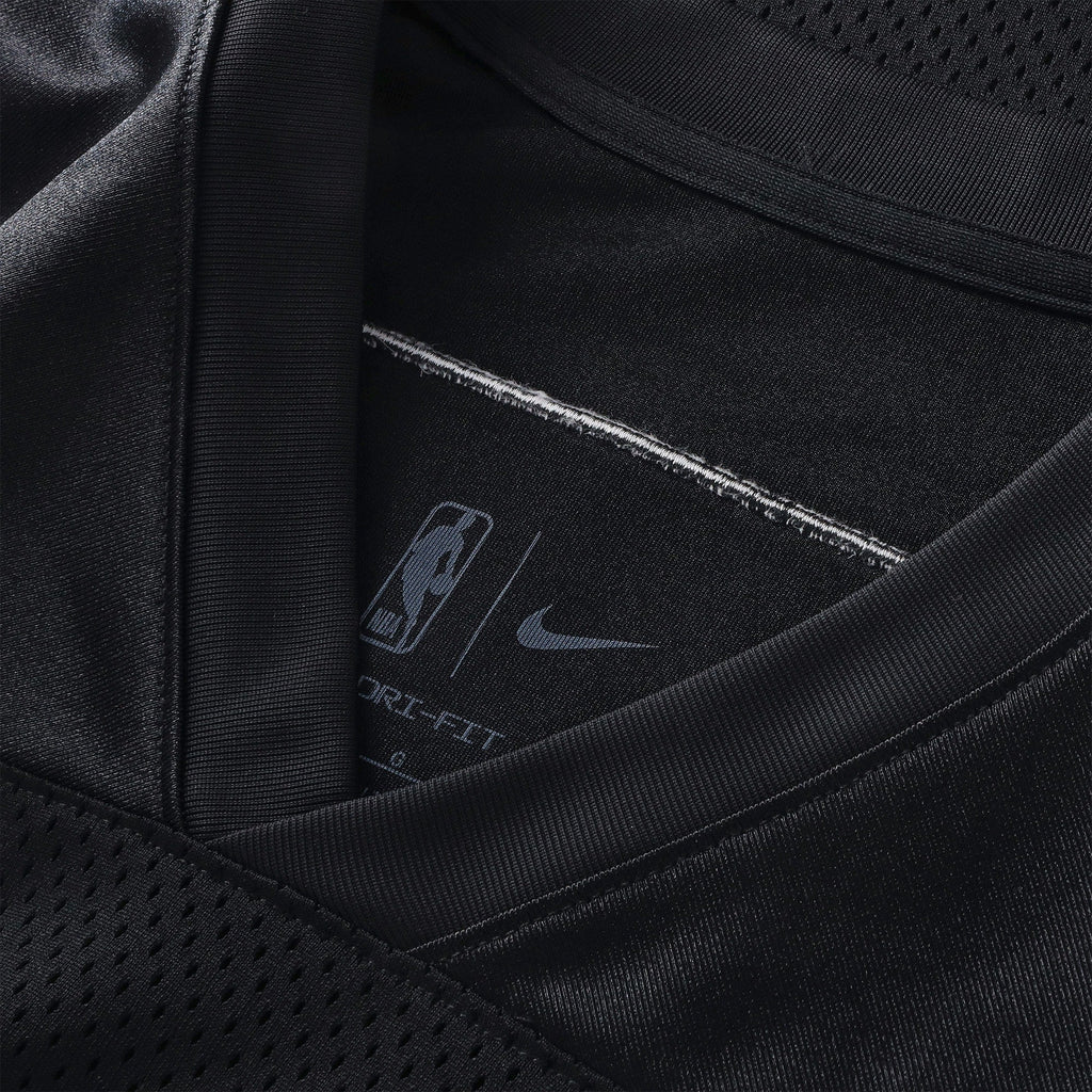 Los Angeles Lakers Nike Courtside Football Jersey - Black product image 5