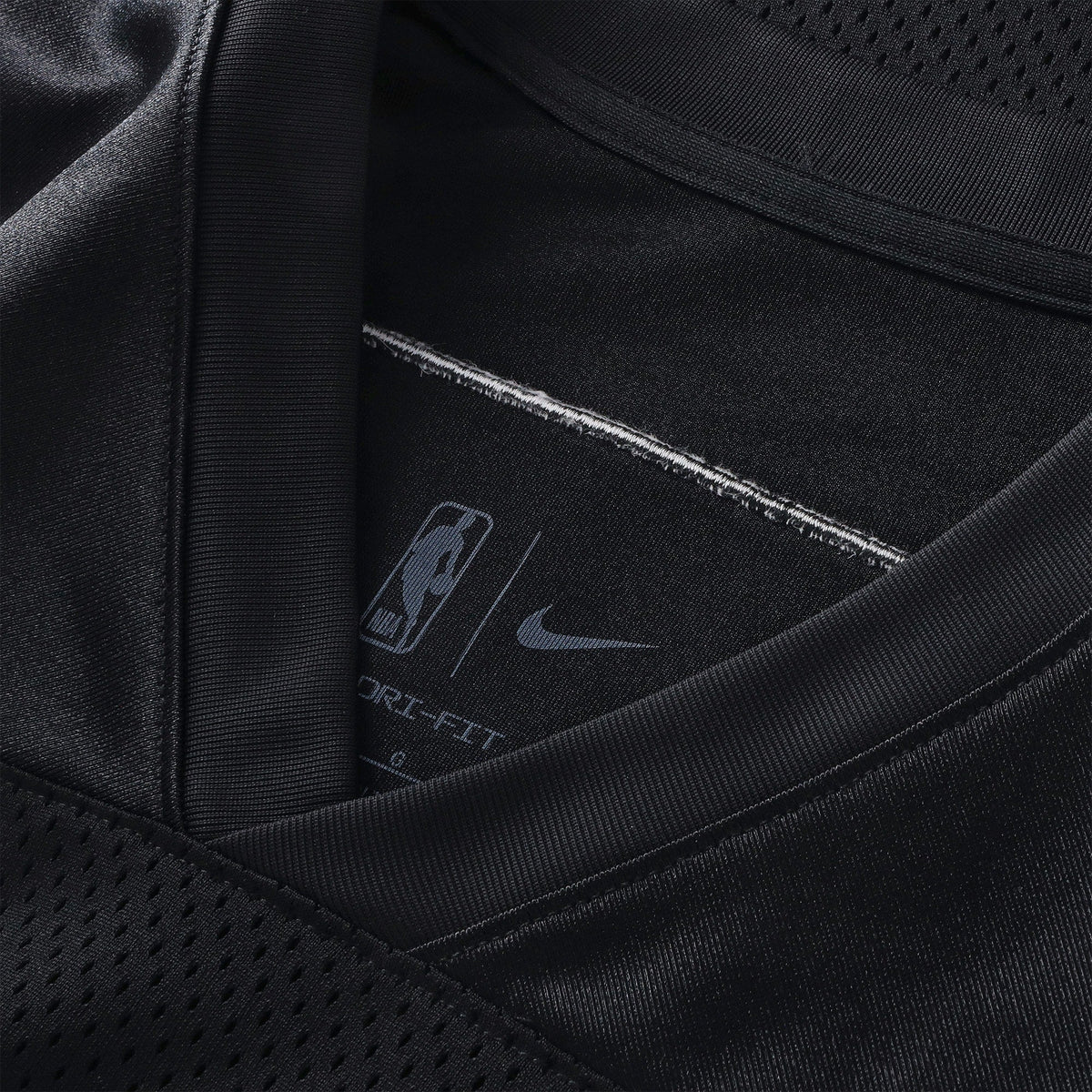 Los Angeles Lakers Courtside Football Jersey - Black - Mens product image 5, provided for visual reference and product