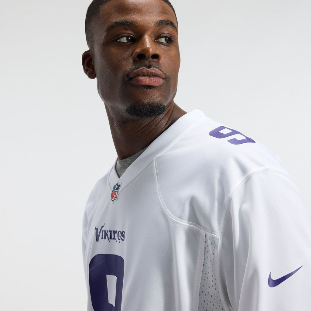 Minnesota Vikings J.J. McCarthy White Game Jersey product image 23, provided for visual reference and product detail review