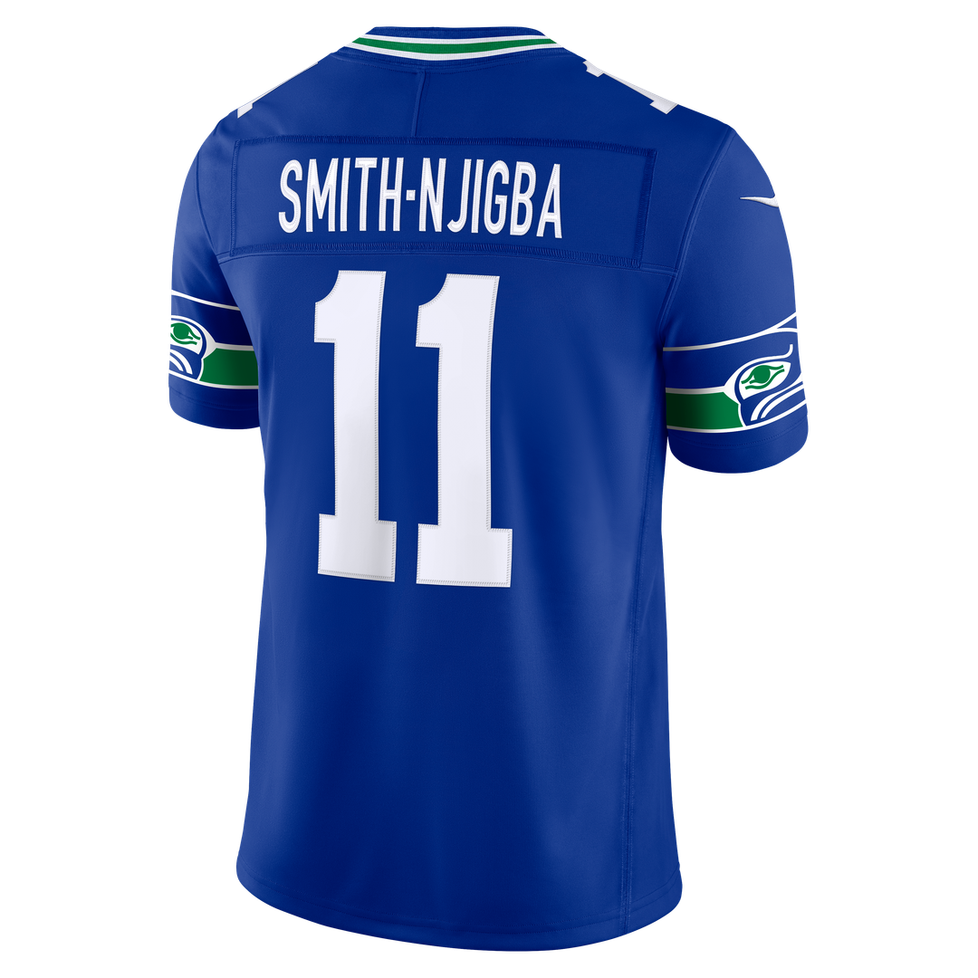 Seattle Seahawks Jaxon Smith-Njigba Royal Alternate Vapor F.U.S.E. Stitched Limited Jersey product image 3, provided for