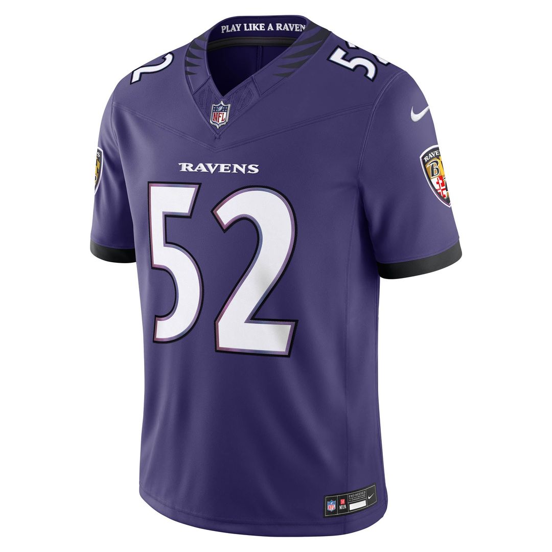 Baltimore Ravens Ray Lewis Black Alternate Vapor F.U.S.E. Stitched Retired Player Limited Jersey product image 8, provided