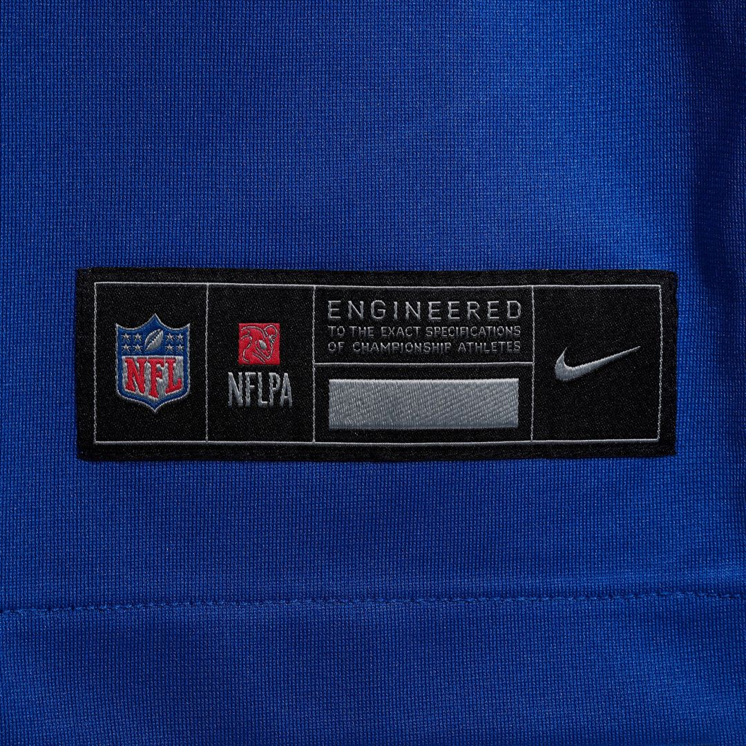 New York Giants Jameis Winston Royal Alternate 2 Game Jersey product image 6, provided for visual reference and product