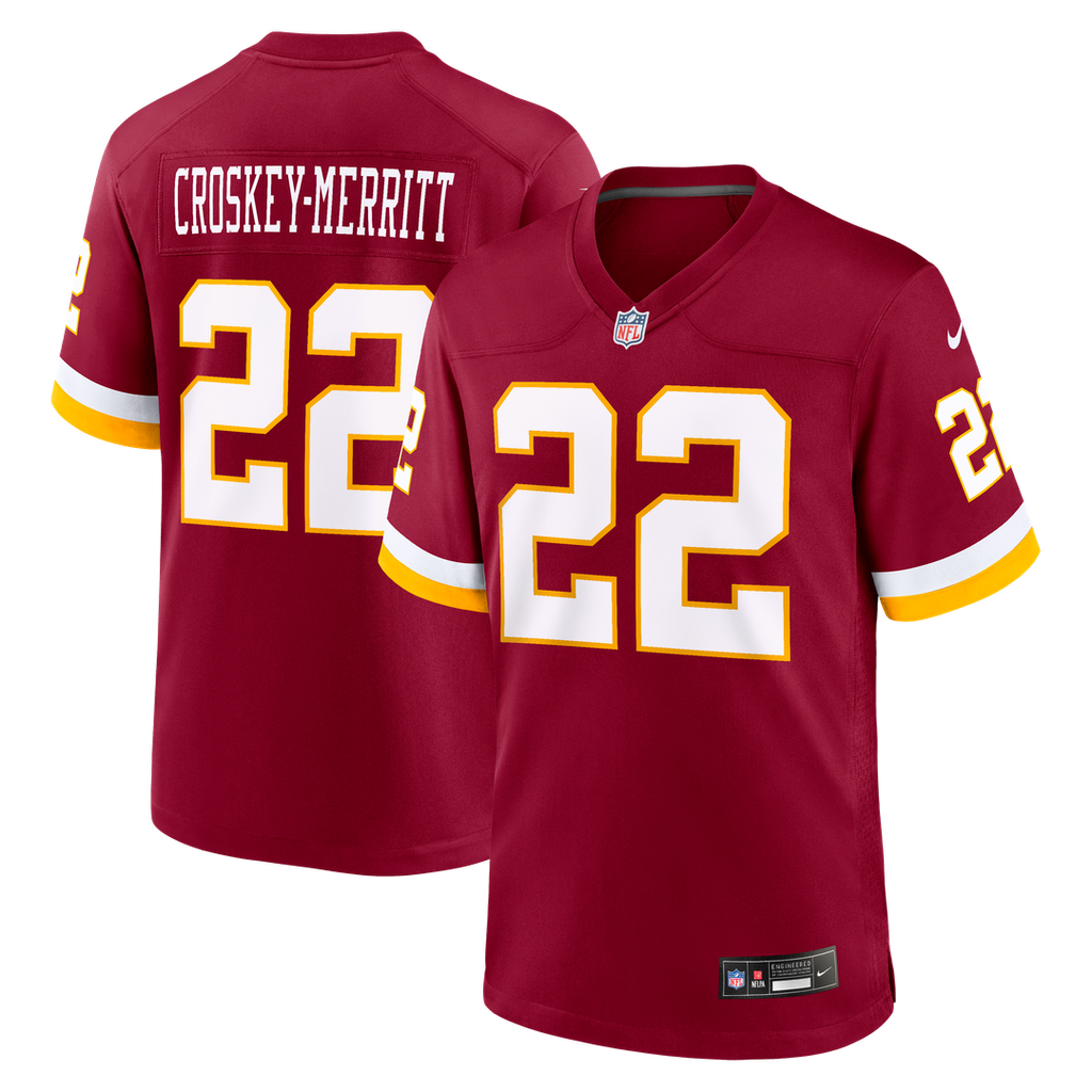 Washington Commanders Jacory Croskey-Merritt White Game Super Bowl Era Jersey product image 13, provided for visual