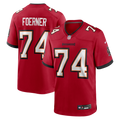 Tampa Bay Buccaneers Marshall Foerner Red Team Game Jersey product image 1, provided for visual reference and product detail