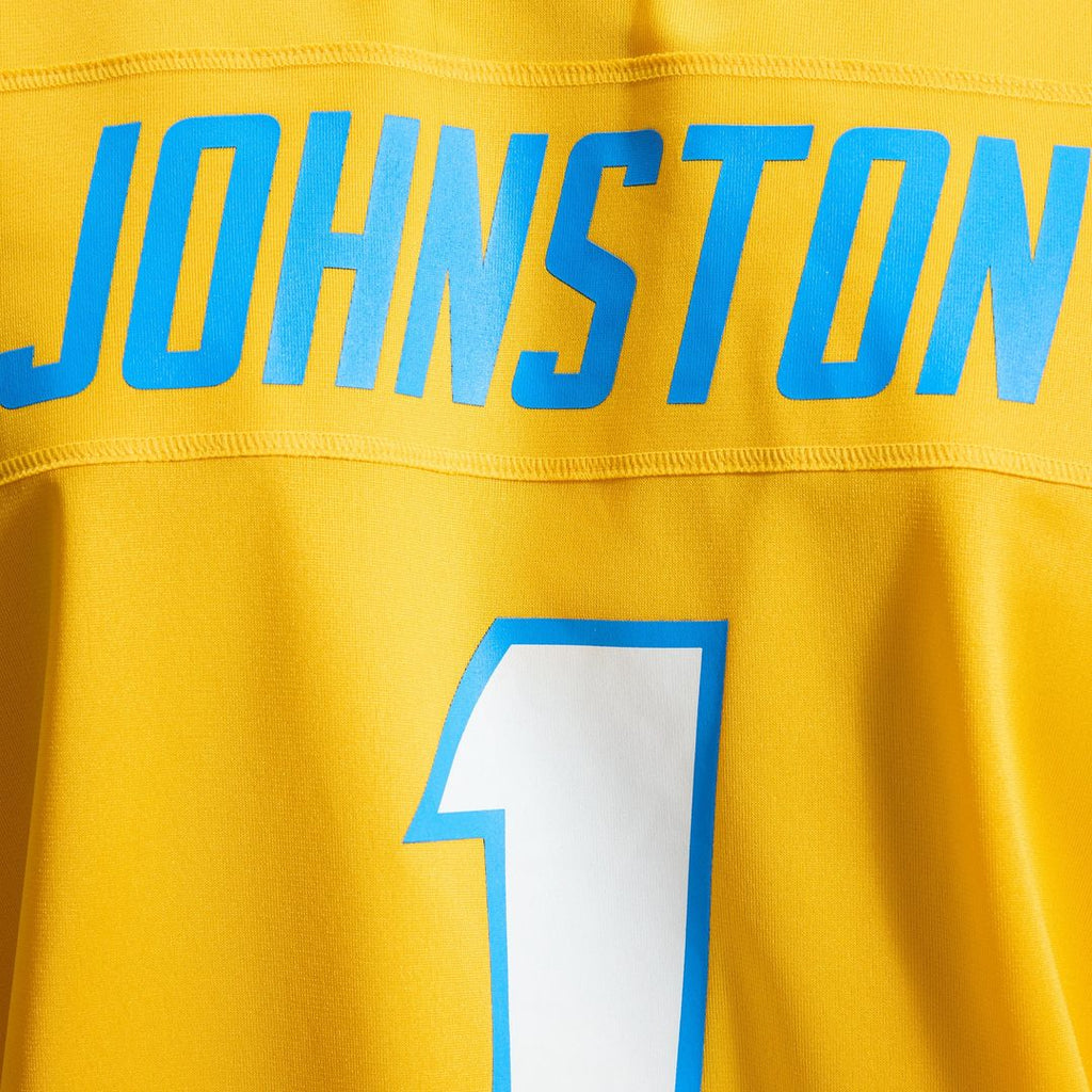 Los Angeles Chargers Quentin Johnston Gold Alternate Charger Power Game Player Jersey product image 12, provided for visual