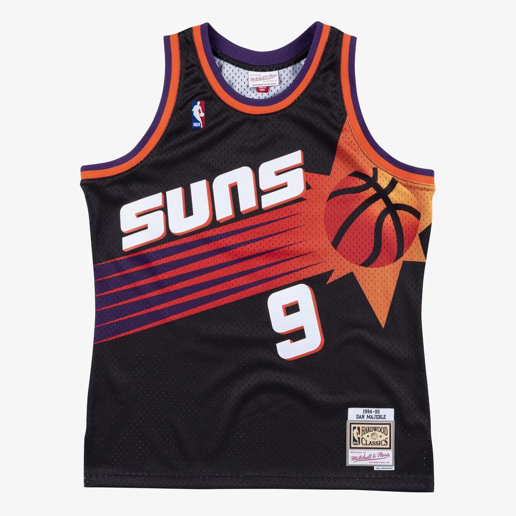 Dan Majerle Phoenix Suns 1994 Alt Road Authentic Swingman Jersey - Black product image 3, provided for visual reference and