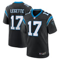 Carolina Panthers Xavier Legette Black Team Game Player Jersey product image 1, provided for visual reference and product