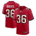 Tampa Bay Buccaneers JJ Roberts Red Team Game Jersey product image 1, provided for visual reference and product detail review