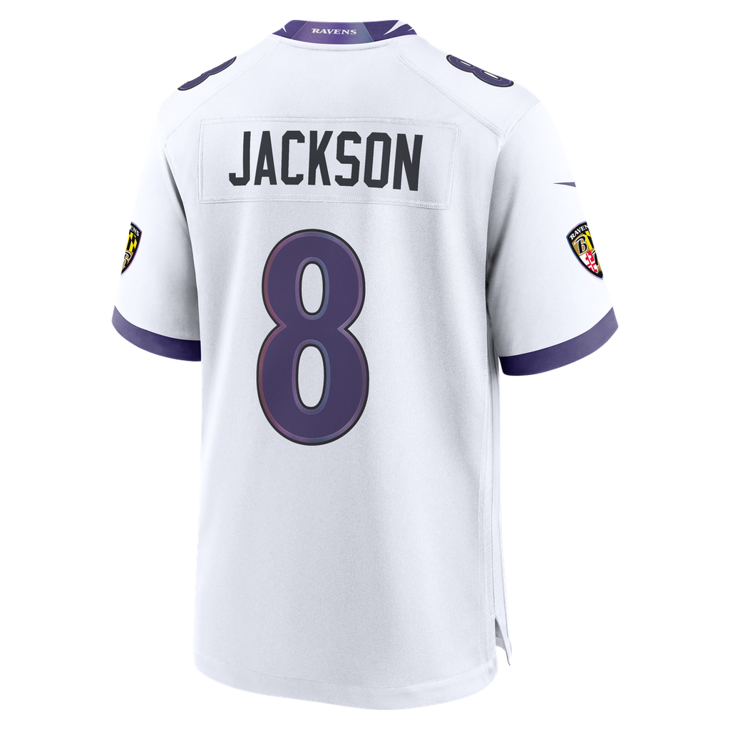 Baltimore Ravens Lamar Jackson Black Alternate Game Jersey product image 16, provided for visual reference and product