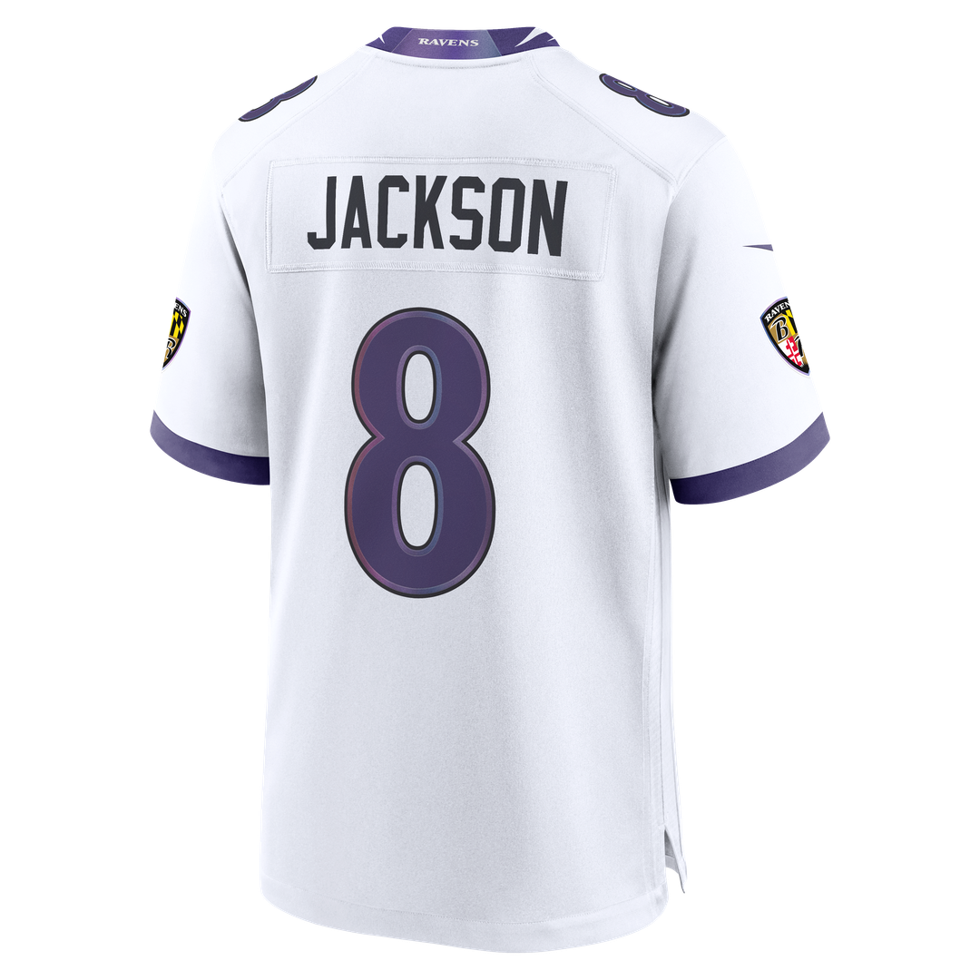 Baltimore Ravens Lamar Jackson Black Alternate Game Jersey product image 16, provided for visual reference and product