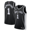 Victor Wembanyama San Antonio Spurs Icon Edition Swingman Jersey - Black - Unisex product image 1, provided for visual