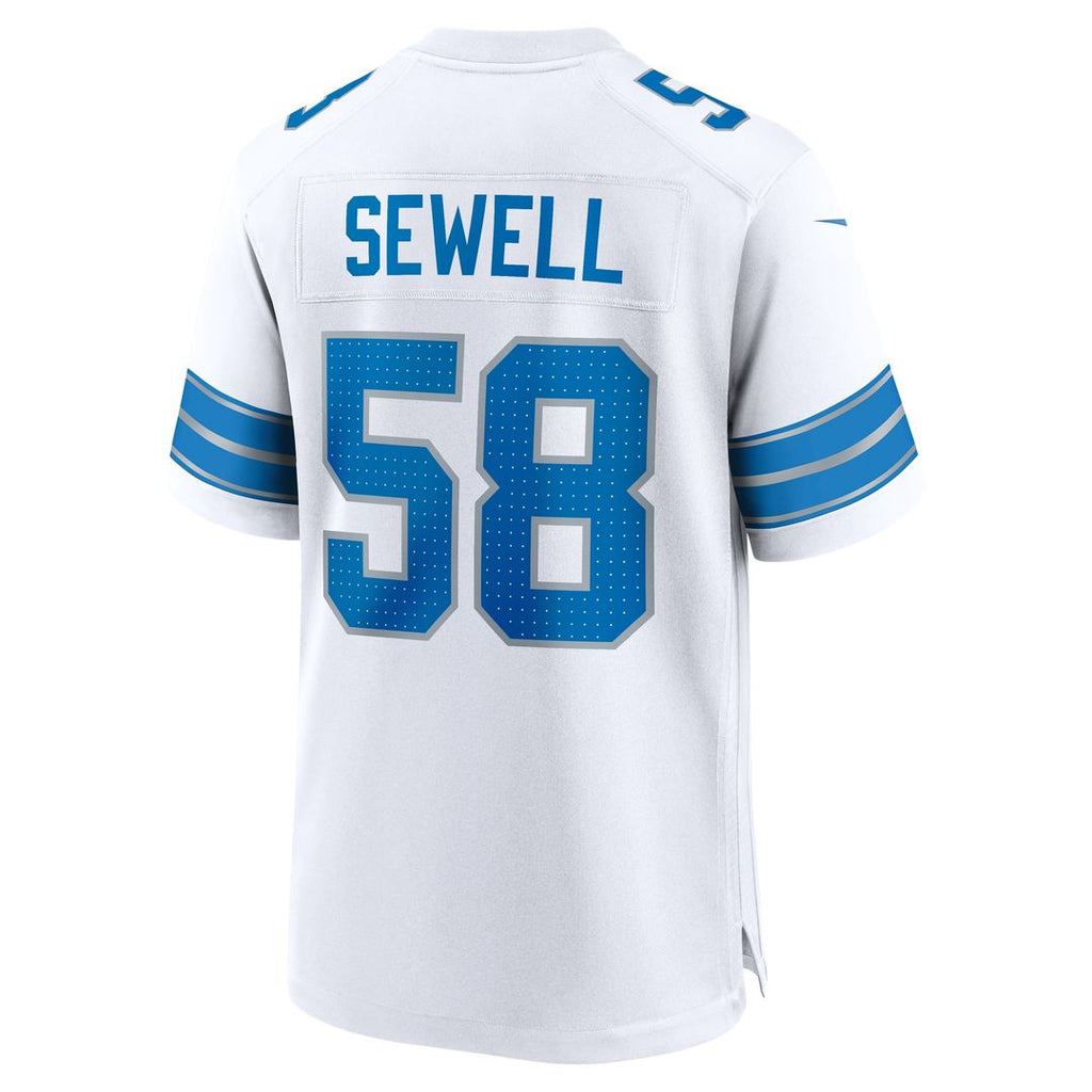 Detroit Lions Penei Sewell Blue Game Jersey product image 25, provided for visual reference and product detail review