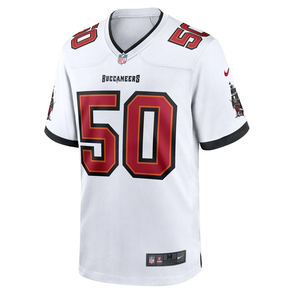 Tampa Bay Buccaneers Vita Vea White White Game Jersey product image 2, provided for visual reference and product detail