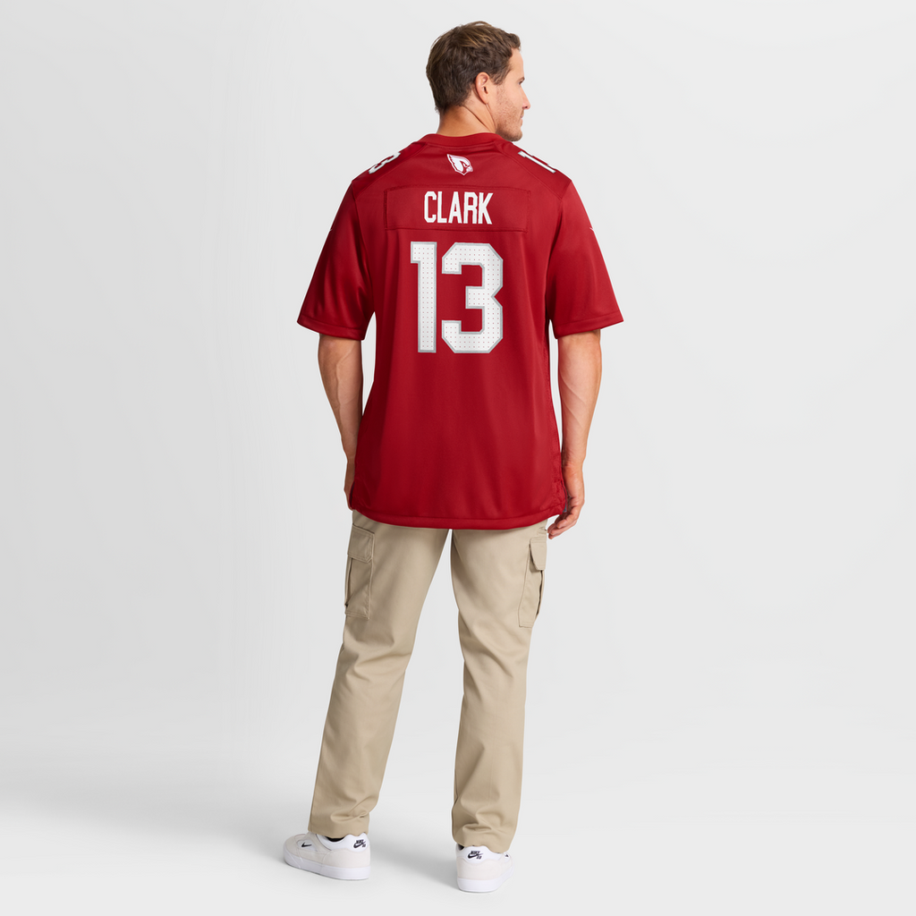 Arizona Cardinals Kei'Trel Clark Cardinal Game Jersey product image 8, provided for visual reference and product detail