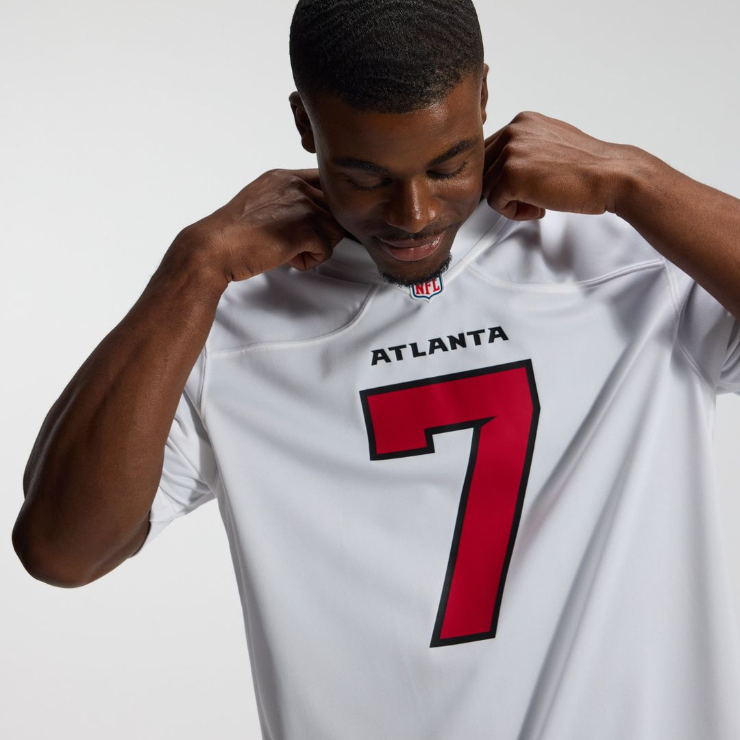 Atlanta Falcons Bijan Robinson White Game Jersey product image 19, provided for visual reference and product detail review