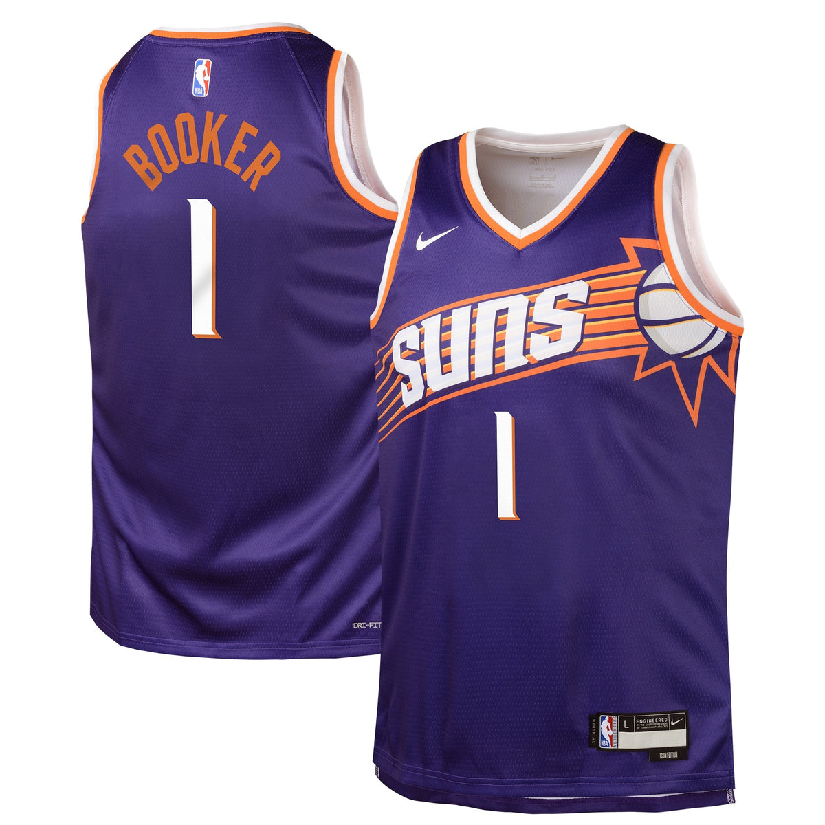 Phoenix Suns NBA Icon Swingman Jersey - Devin Booker - Youth product image 2