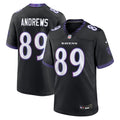 Baltimore Ravens Mark Andrews Black Alternate Game Jersey product image 1, provided for visual reference and product detail