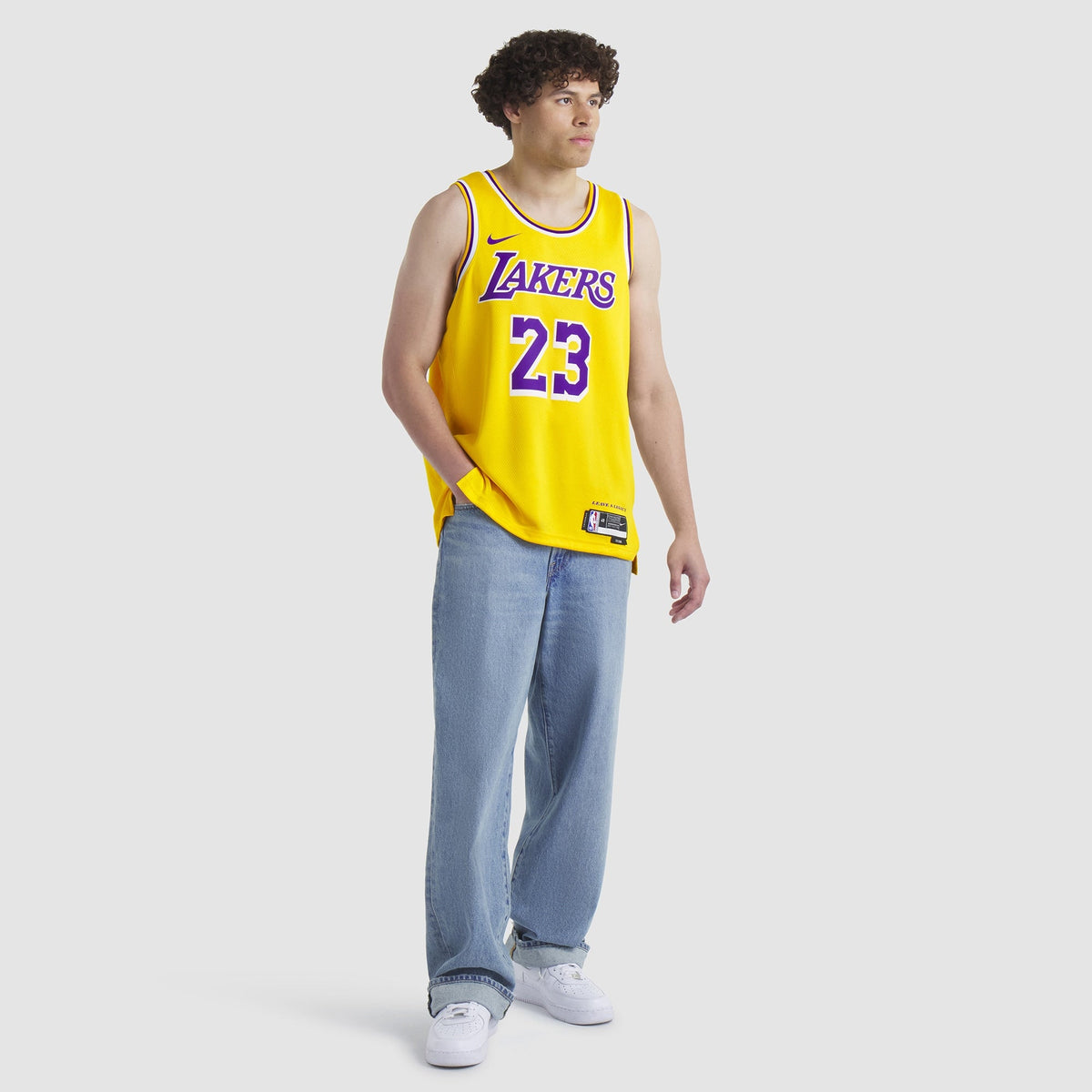 Los Angeles Lakers Icon Swingman Jersey - Lebron James - Unisex product image 7, provided for visual reference and product