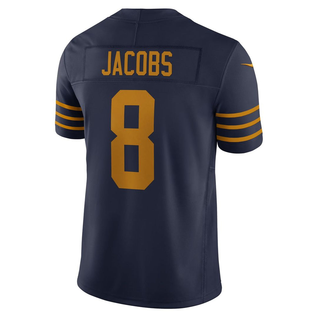 Green Bay Packers Josh Jacobs Navy The 1923 Classic Vapor F.U.S.E. Limited Jersey product image 3, provided for visual