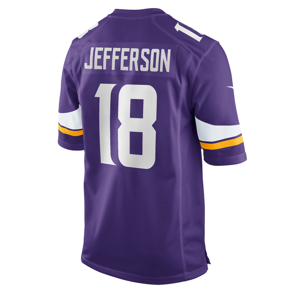 Minnesota Vikings Justin Jefferson Purple Player Game Jersey product image 7, provided for visual reference and product