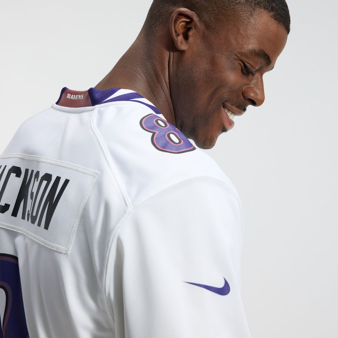Baltimore Ravens Lamar Jackson Black Alternate Game Jersey product image 18, provided for visual reference and product