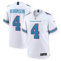 Tennessee Titans Wan'Dale Robinson White Game Jersey product image 1, provided for visual reference and product detail review