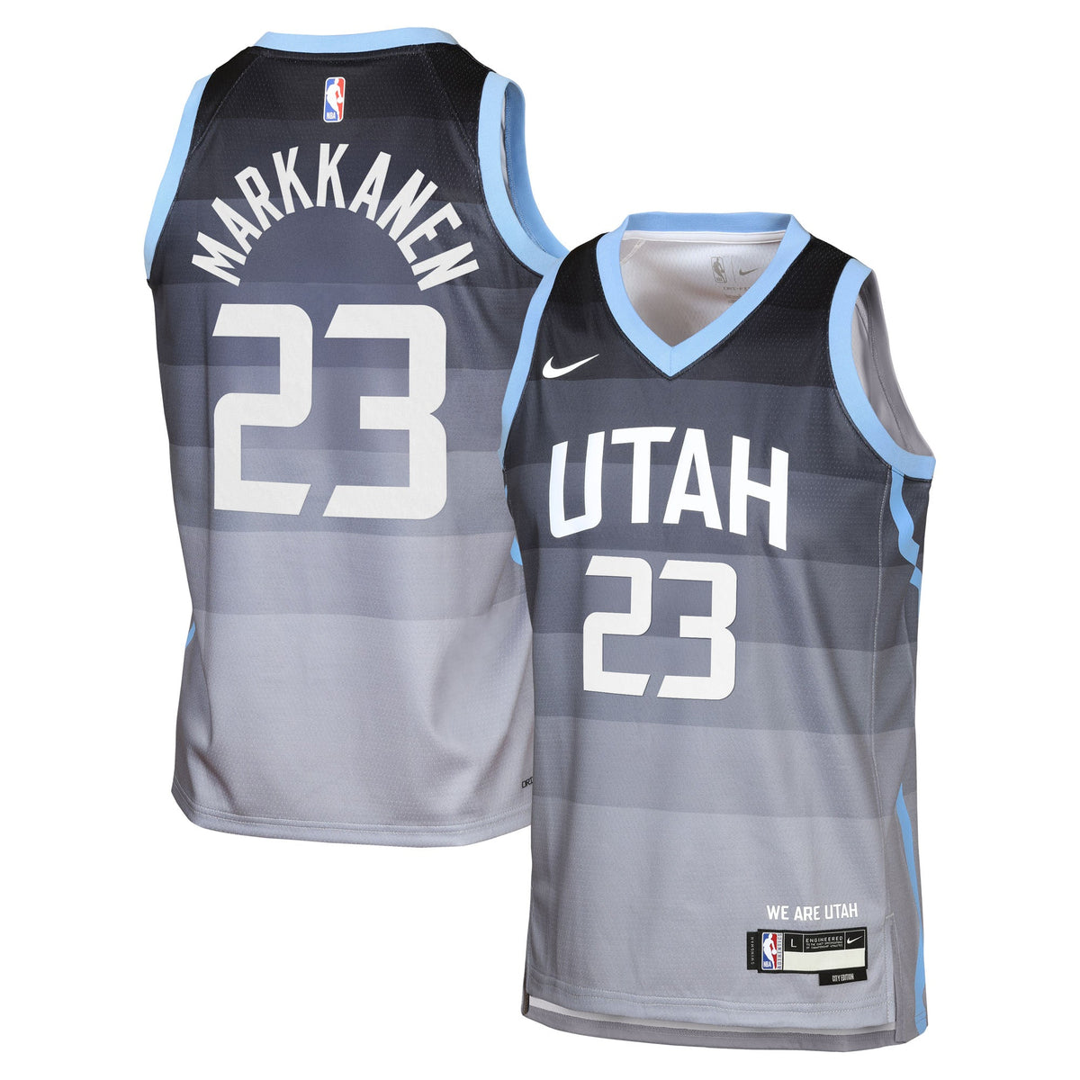 Utah Jazz Nike 2025/26 City Edition Swingman Jersey - Gray product image 2