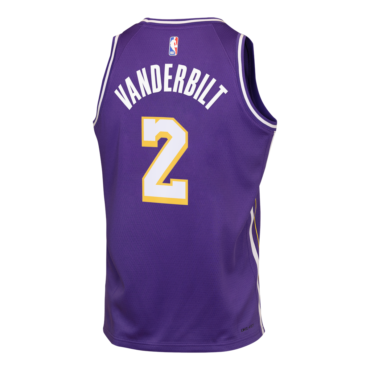 Jarred Vanderbilt Los Angeles Lakers Statement Edition Jersey - Purple - Youth product image 4, provided for visual