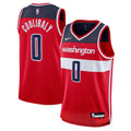 Bilal Coulibaly Washington Wizards Swingman Icon Jersey - Red - Youth product image 1, provided for visual reference and