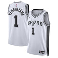 San Antonio Spurs Association Edition Swingman Jersey - White - Victor Wembanyama - Unisex product image 1, provided for