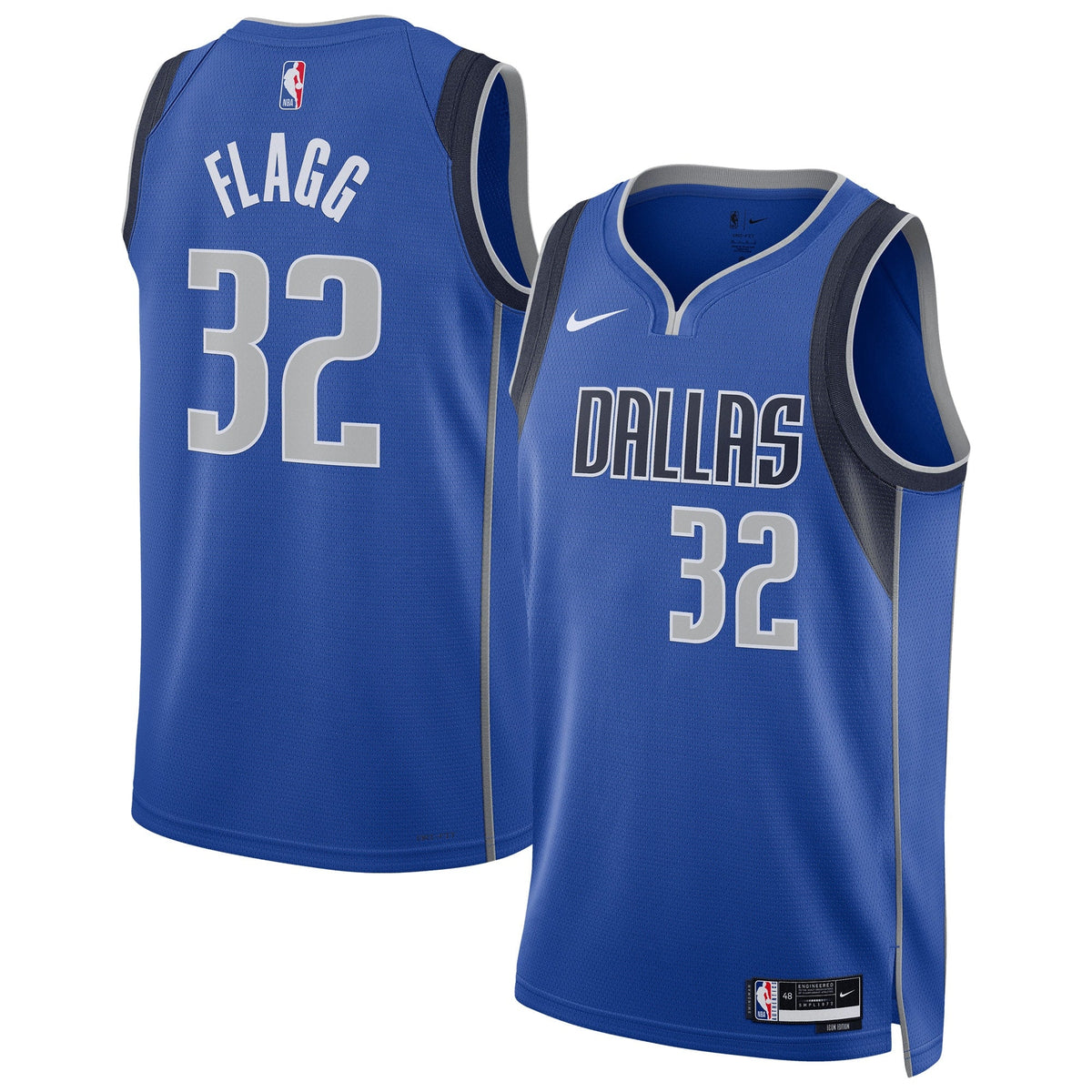 Cooper Flagg Dallas Mavericks Swingman Icon Jersey - Unisex product image 2, provided for visual reference and product