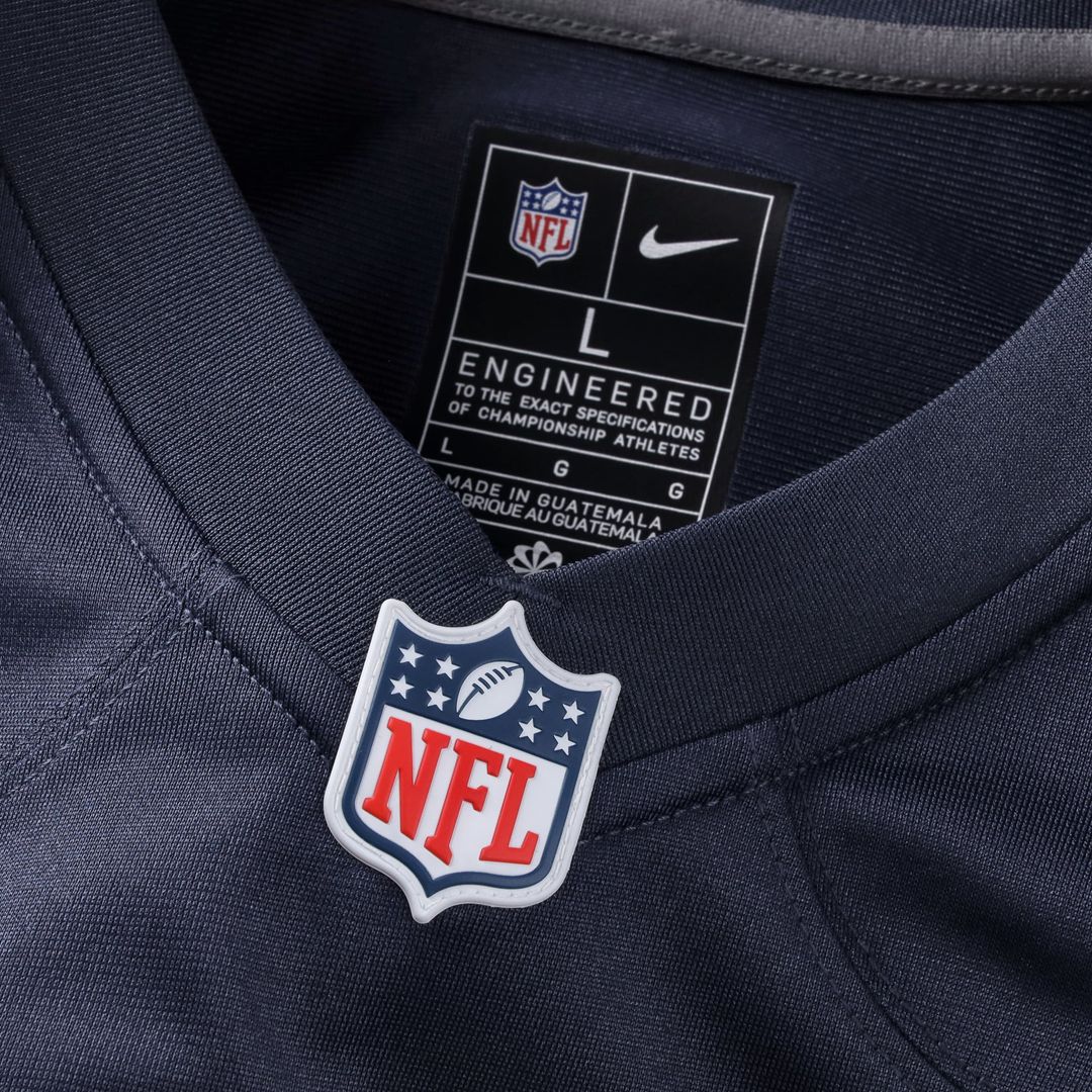 Los Angeles Chargers Oronde Gadsden Powder Blue Team Game Jersey product image 27, provided for visual reference and product