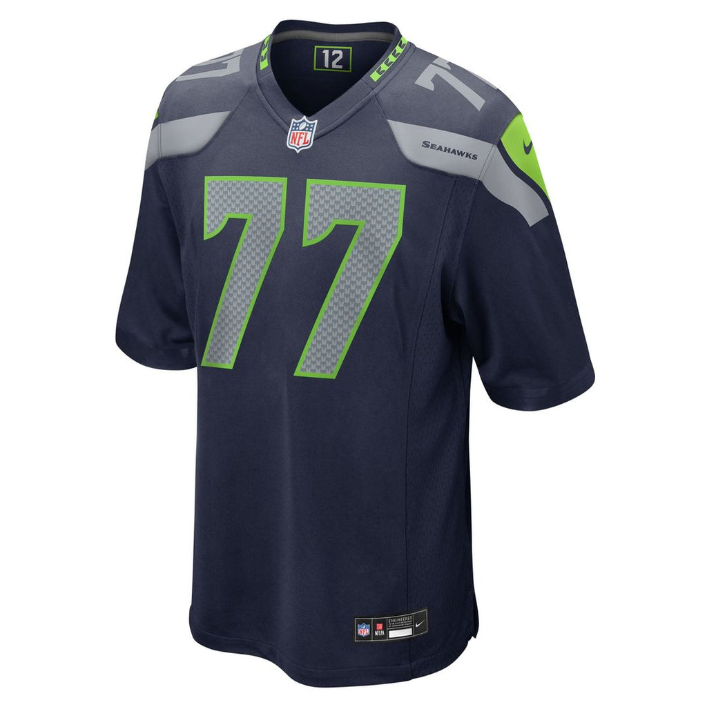 Seattle Seahawks Bryce Cabeldue College Navy Team Game Jersey product image 2, provided for visual reference and product