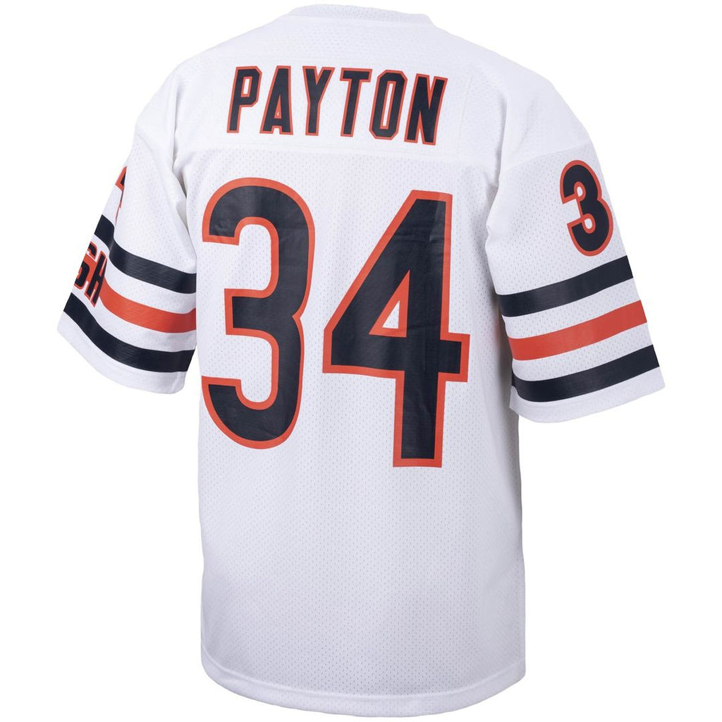 Chicago Bears 1985 Walter Payton White Authentic Throwback Retired Player Jersey product image 3, provided for visual