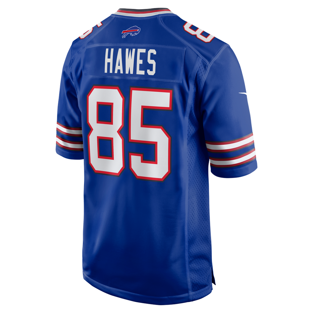 Buffalo Bills Jackson Hawes Royal Team Game Jersey product image 3, provided for visual reference and product detail review