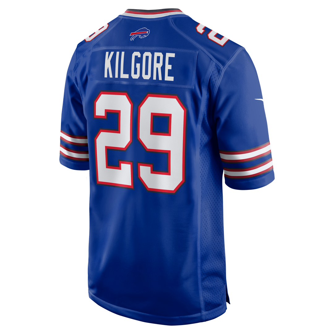Buffalo Bills Jalon Kilgore Royal Team Game Jersey product image 5, provided for visual reference and product detail review