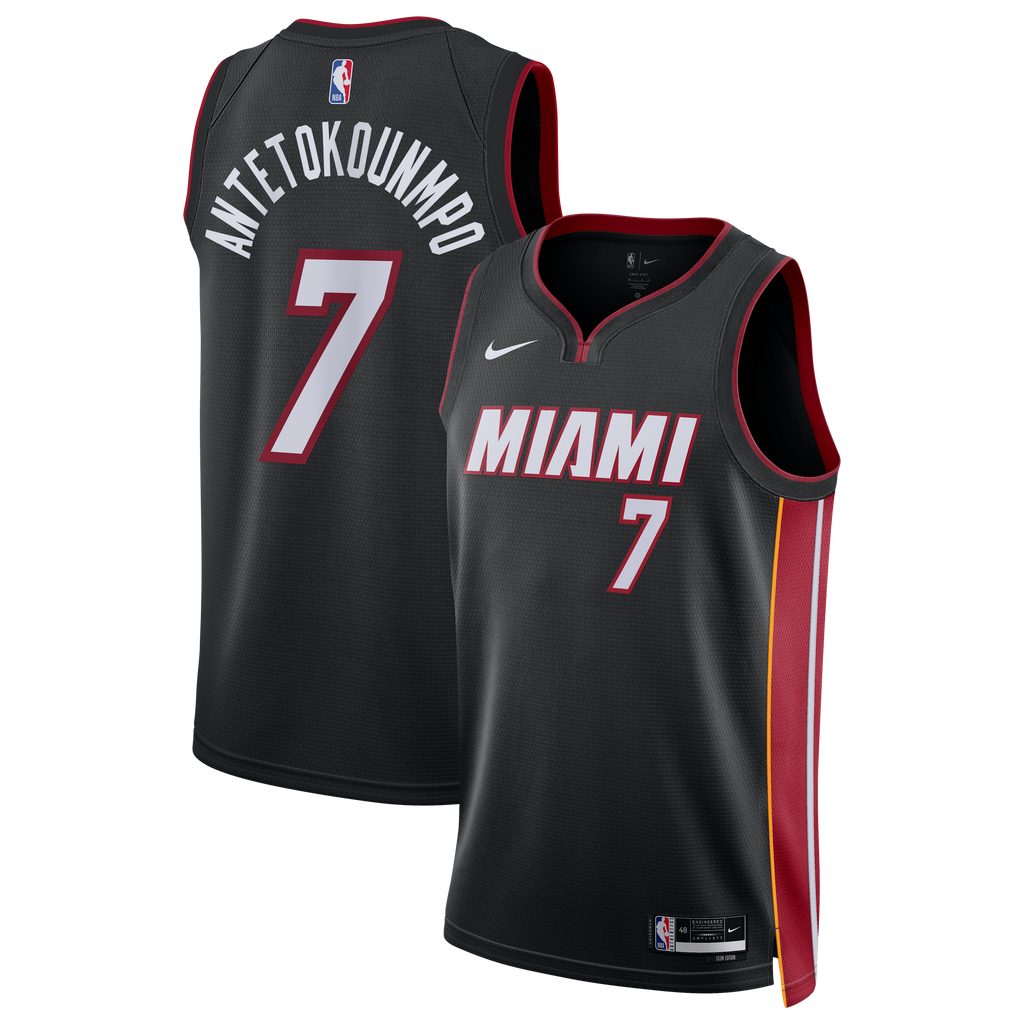 Miami Heat Nike Icon Edition Swingman Jersey - Black product image 1