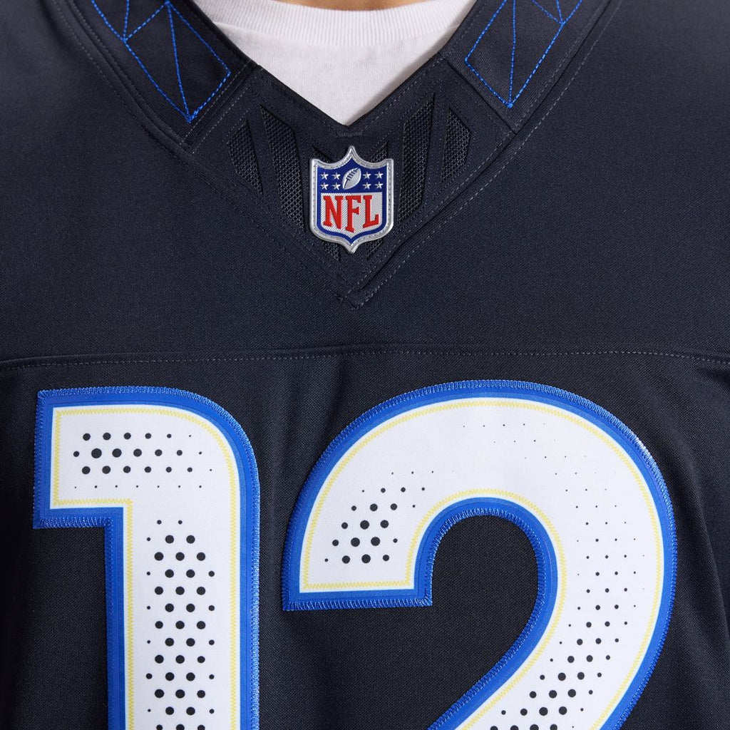 Los Angeles Rams Puka Nacua Dark Blue Rivalries Collection Stitched Limited Jersey product image 13, provided for visual