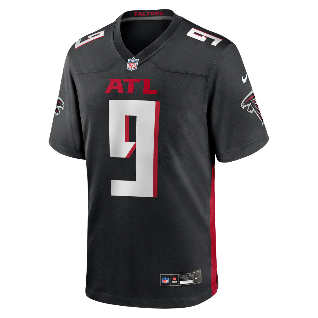 Atlanta Falcons Michael Penix Jr. Black Player Game Jersey product image 10, provided for visual reference and product