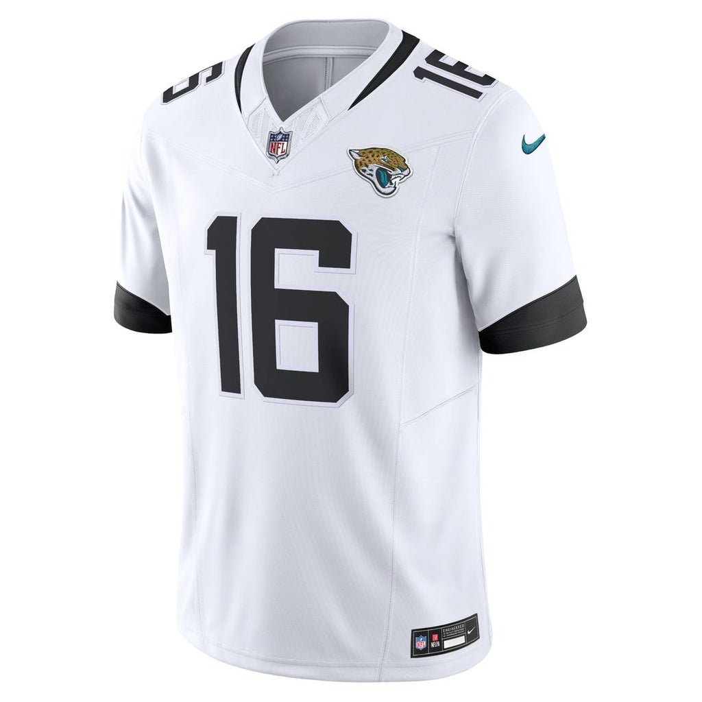 Jacksonville Jaguars Trevor Lawrence Black Vapor F.U.S.E. Limited Jersey product image 8, provided for visual reference and