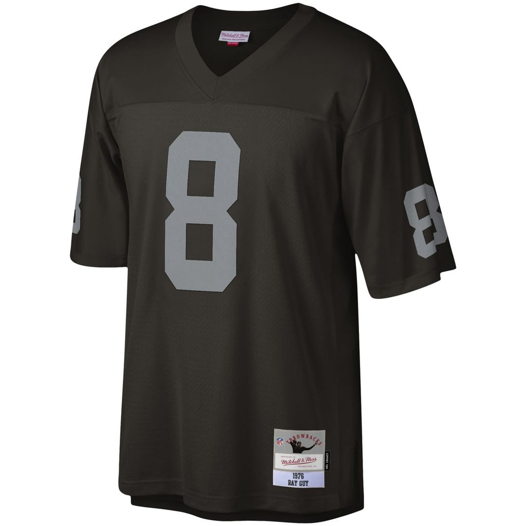 Las Vegas Raiders Ray Guy Black Legacy Replica Jersey product image 2, provided for visual reference and product detail
