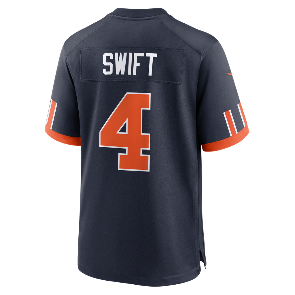 Chicago Bears D'Andre Swift Navy 2026 Rivalries Collection Game Jersey product image 3, provided for visual reference and