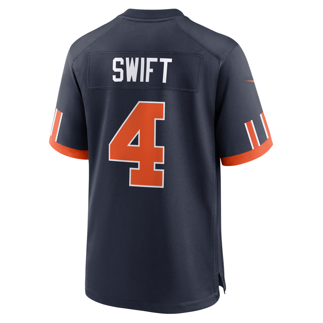 Chicago Bears D'Andre Swift Navy 2026 Rivalries Collection Game Jersey product image 3, provided for visual reference and