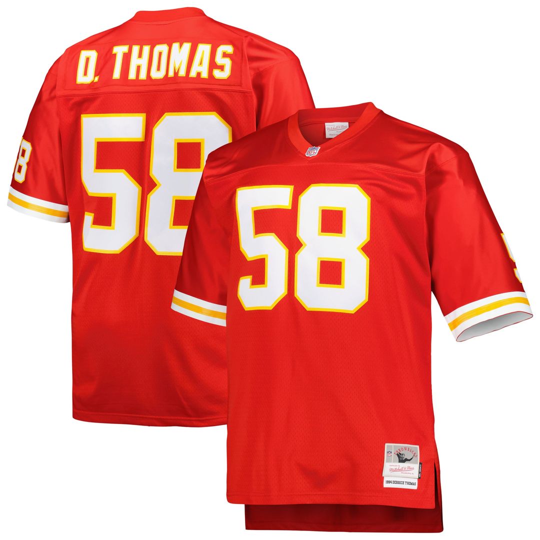 Kansas City Chiefs Derrick Thomas Red Big & Tall 1994 Retired Player Replica Jersey product image 1, provided for visual
