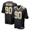 New Orleans Saints Bryan Bresee Black Game Jersey product image 1, provided for visual reference and product detail review